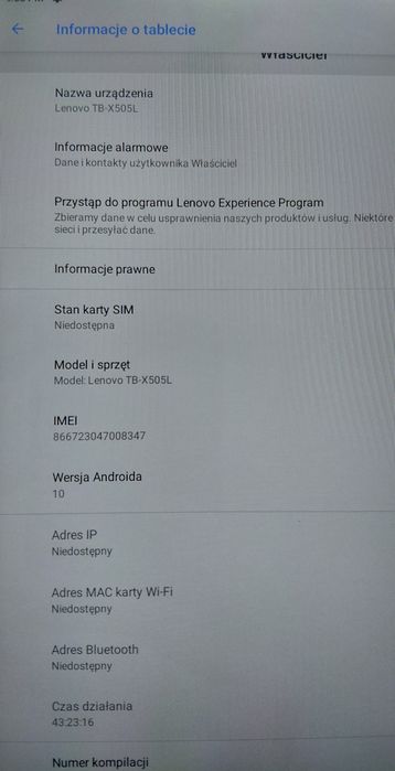 Tablet Lenovo M10