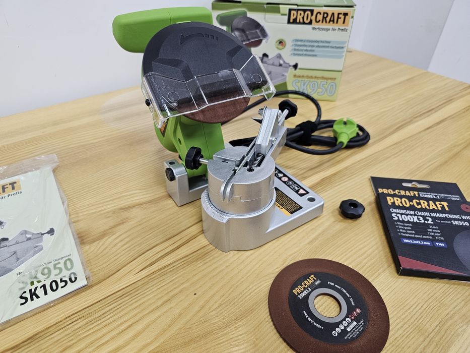 Станок для заточки Цепей ProCraft +Оригинальный Диск 1шт Гарантия 36м