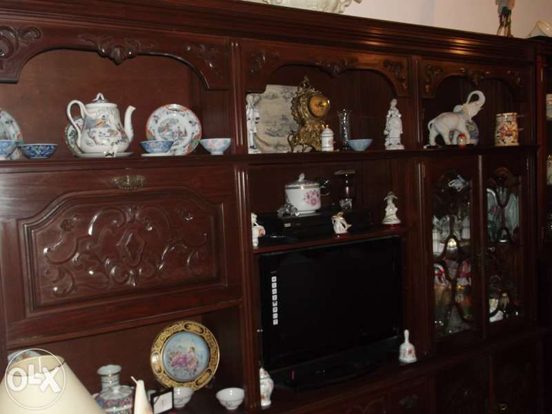 Movel completo de sala em madeira
