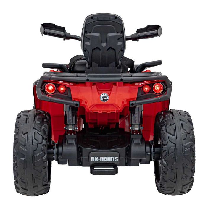 Quad na akumulator dla dzieci Can Am Outlander ATV z pilotem Czerwony