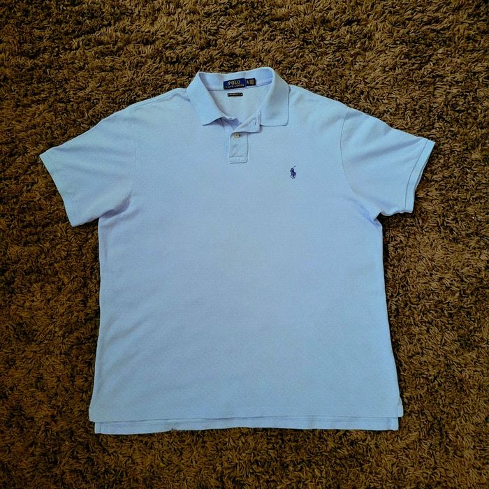 Оригінальна футболка Polo Ralph Lauren, блакитна, ідеальний стан