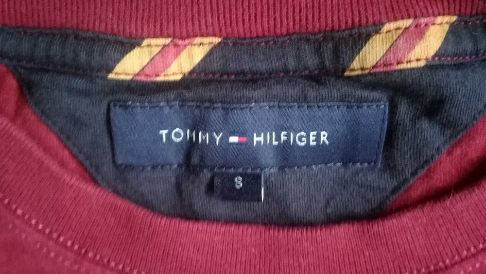 Męska cienka bluza TOMMY HILFIGER r.S stan bardzo dobry