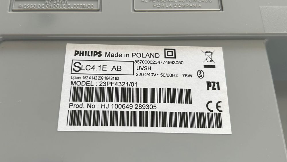 Philips widescreen flat TV 23PF4321/01