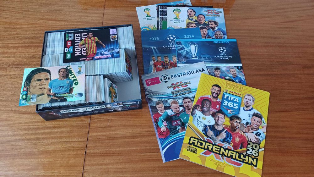 UNIKALNA Kolekcja kart Panini Champions League i FIFA365 z lat 2010-2015 oraz najnowszych