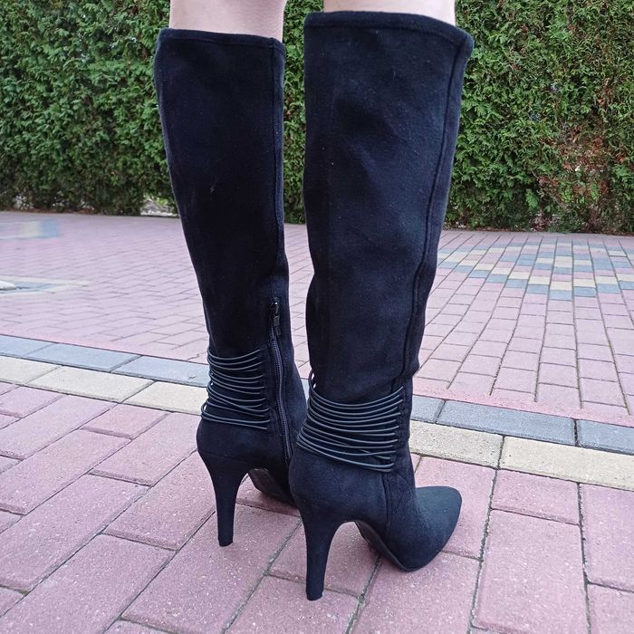 Czarne kozaki BCBG Eneration USA