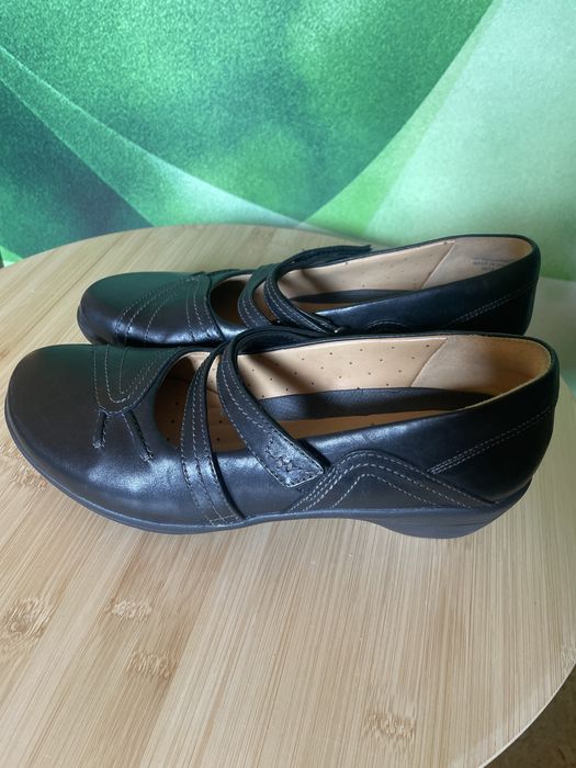Półbuty damskie Clarks , skórzane ,39