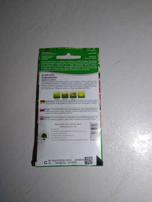 Nasiona rzodkiewka krakowianka
