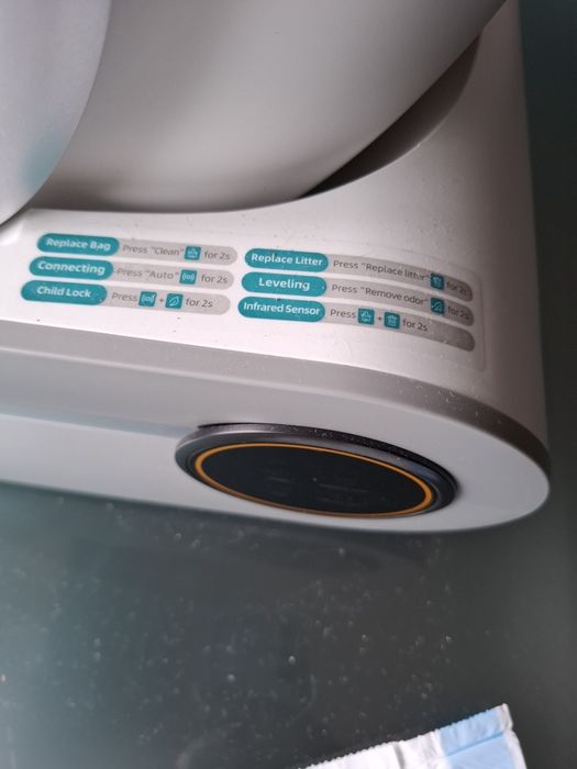 Caixa de areia automática para gatos