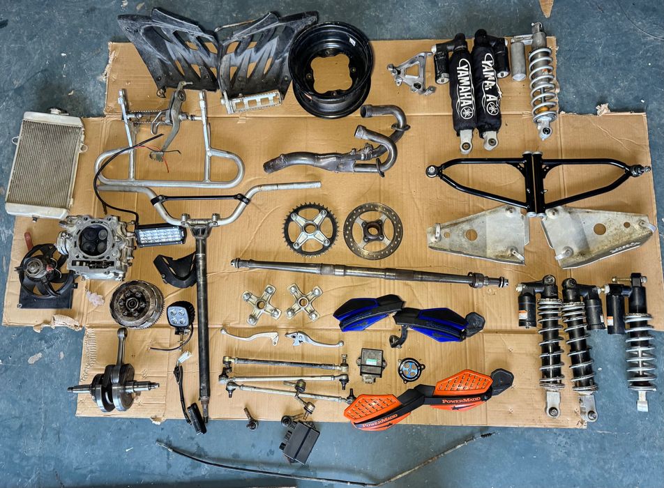 Części Yamaha Raptor 700 , koła , wahacze, amortyzatory zawieszenie