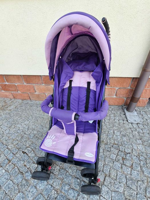 Wózek dziecięcy fioletowo-różowy