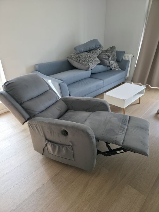 Fotel rozkładany z masażem !! STAN IDEALNY!!