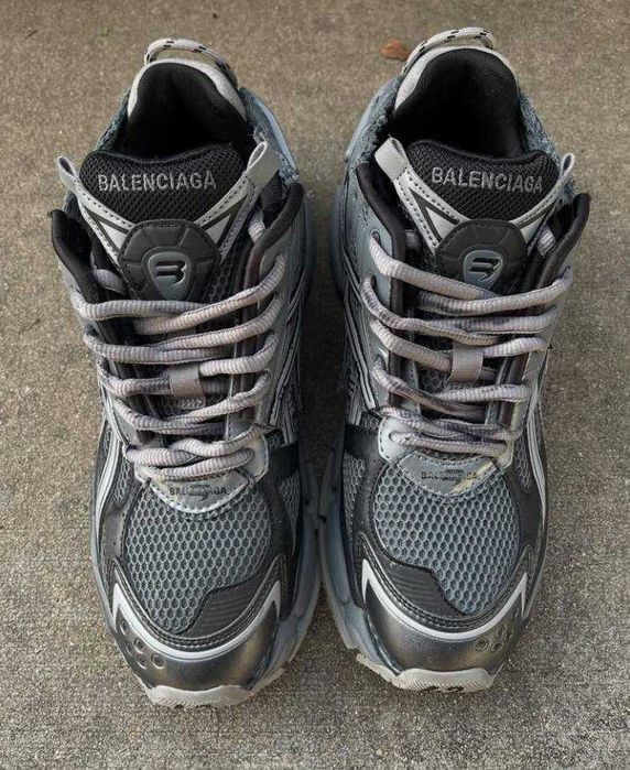 (БЕЗ ПЕРЕДОПЛАТИ)Balenciaga Runner баленсіага раннер чорні сірі