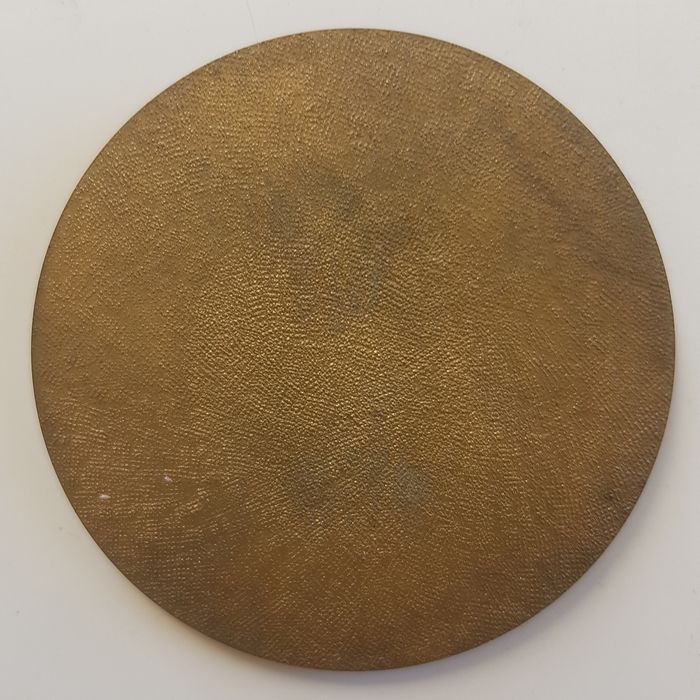 Conjunto de 4  medalhões bronze antigas