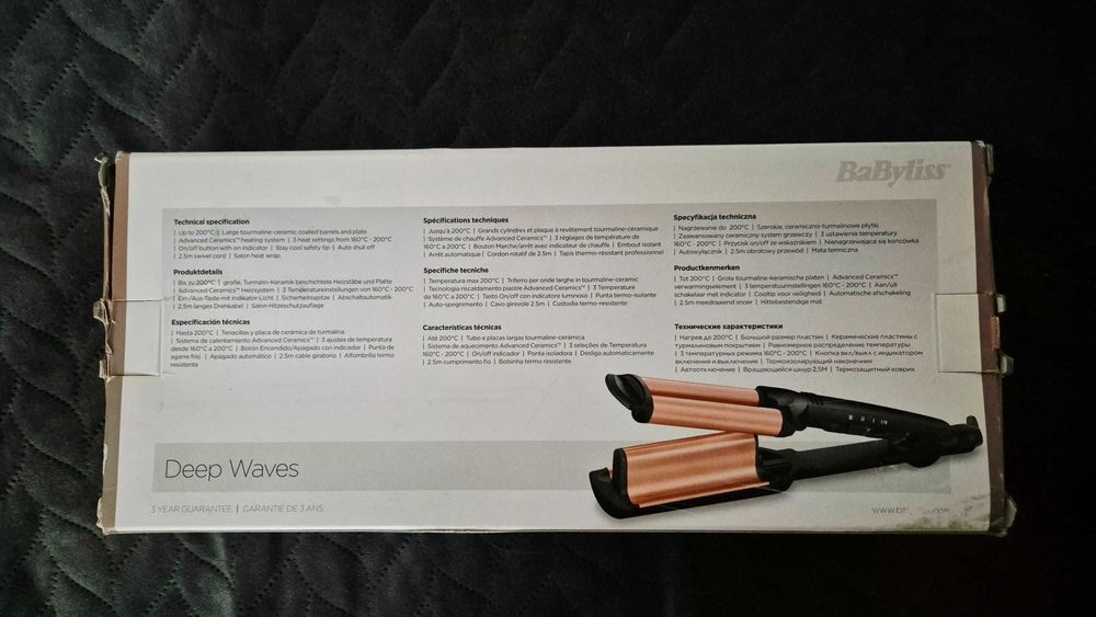 Falownica Babyliss Deep Wave + etui