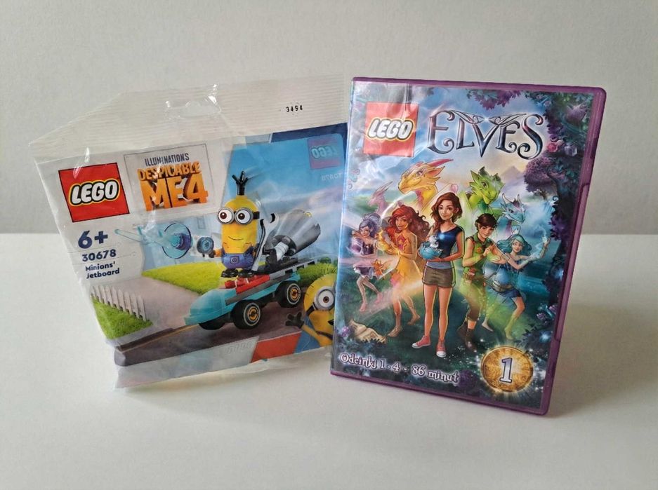 Zestaw LEGO 30678 Minions' Jetboard + Film LEGO Elves (Odcinki 1-4)