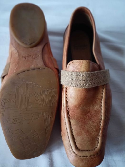 Clarks roz.42,5 / UK 8G/ - dł. wkł.28 cm- skóra- super stan
