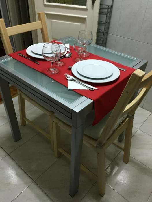Caminho de Mesa 1,05m X 0,41m - Vermelho