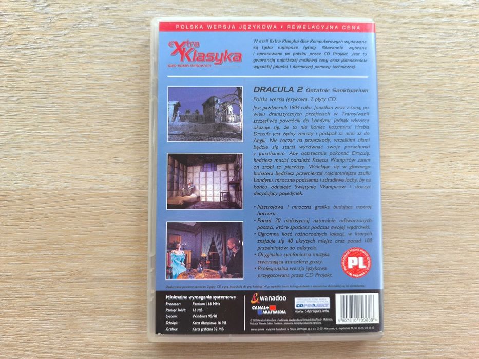 Dracula 2 Ostatnie Sanktuarium [PC] (POLSKA WERSJA) - Extra Klasyka