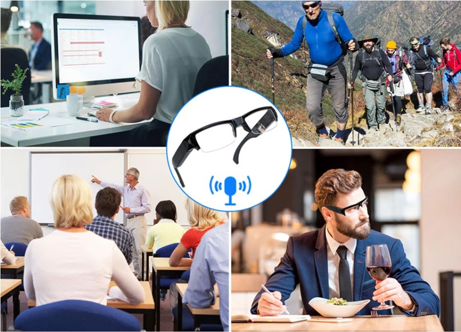 Okulary z Kamerą Szpiegowską MK-G3000 Full HD 1080p - Dyskretne