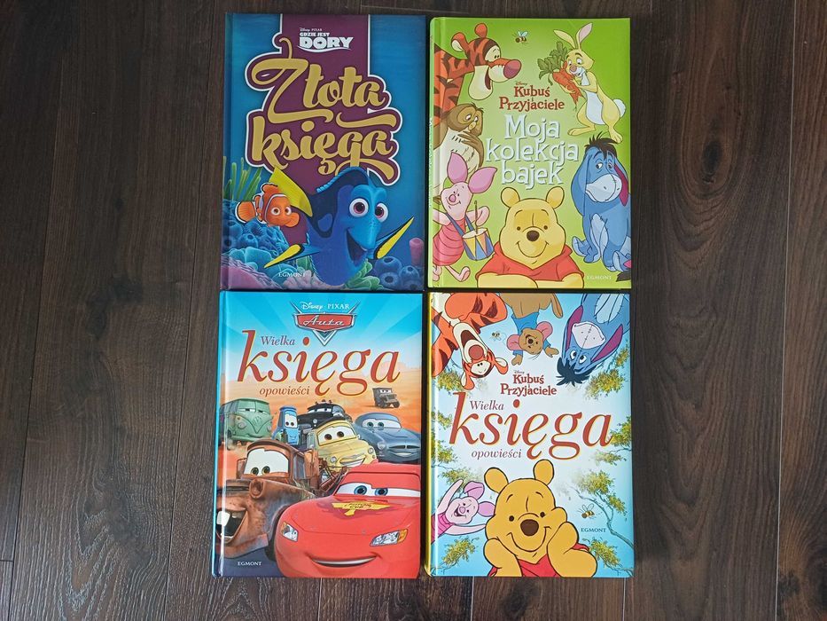 Zestaw czterech książek dla dzieci