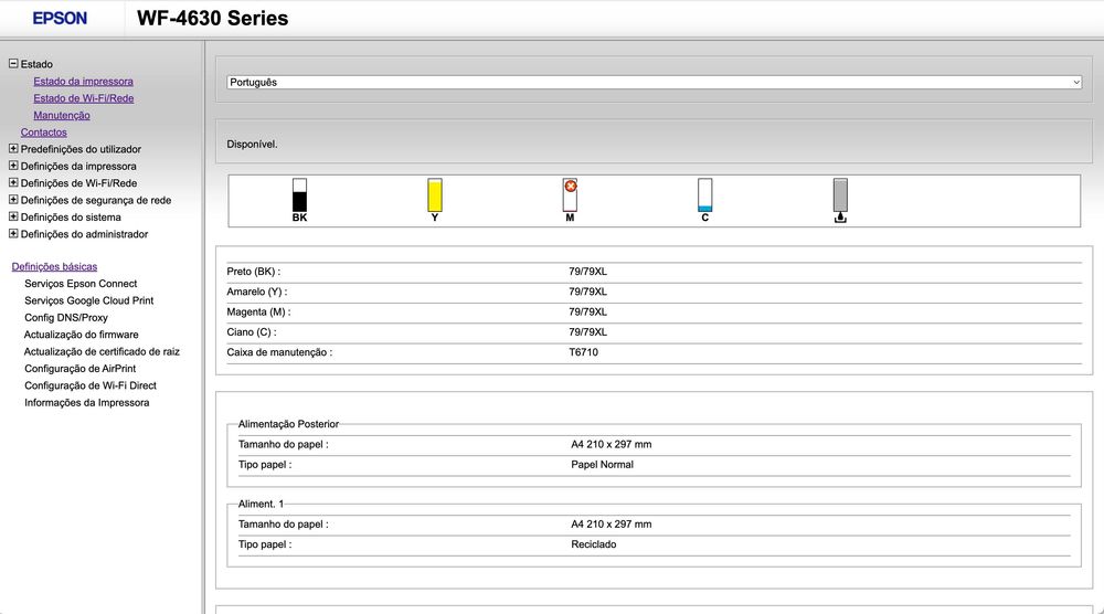 Tinteiros para EPSON WF-4630 Series
