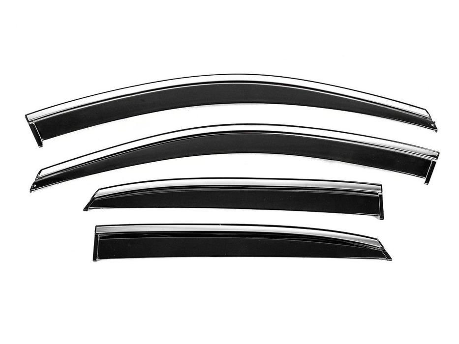 Lexus RX 2003-2009 рр. Вітровики з хромом Niken Luxury (4 шт)