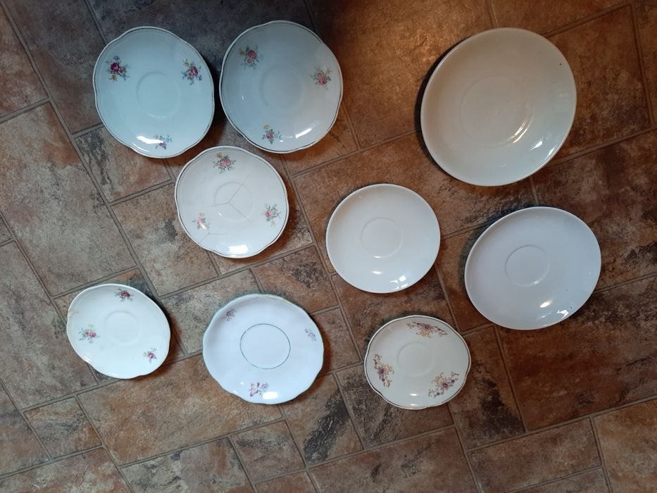 Serwis kawowy zestaw herbaciany PRL