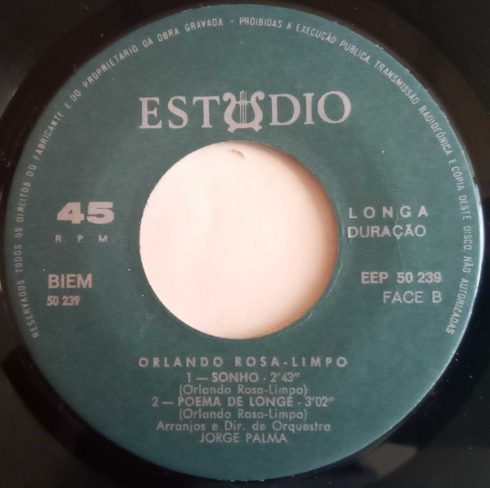 Orlando Rosa-Limpo	- - - - -	Viagem	- - - - -	EP