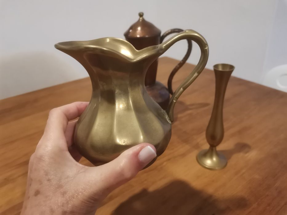 Peças de decoração em latão