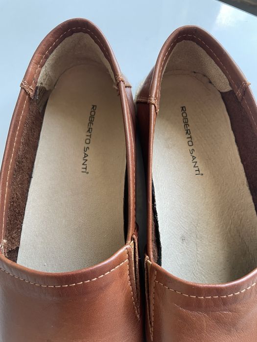 Лофери,балетки ,кеди Roberto Santi,шкіряні лофери