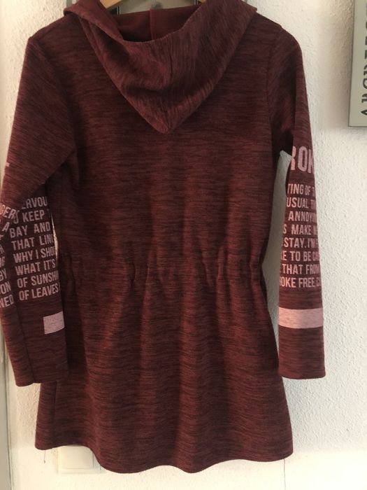 Кофта кардиган туника с капюшоном Италия