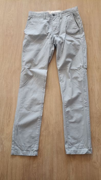 Bawełniane spodnie slim fit H&M rozmiar 29