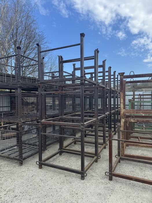 Kosze  stalowe na stemple