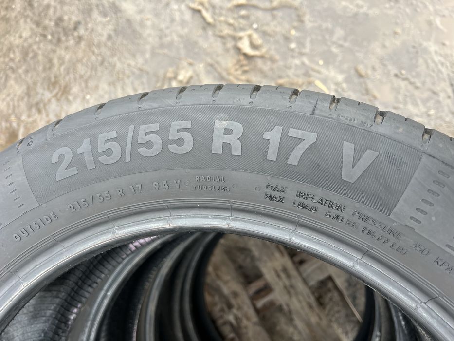 215/55r17 Continental ContiEco Contact 5 шини літні комплект