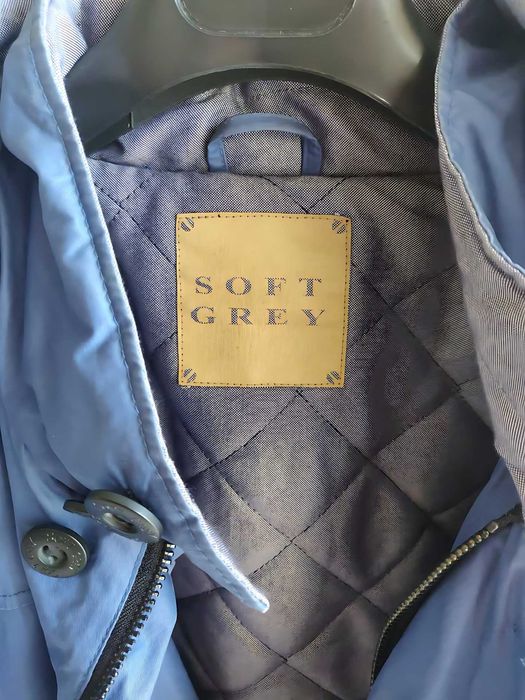 Parka Azul Homem L - Soft Grey