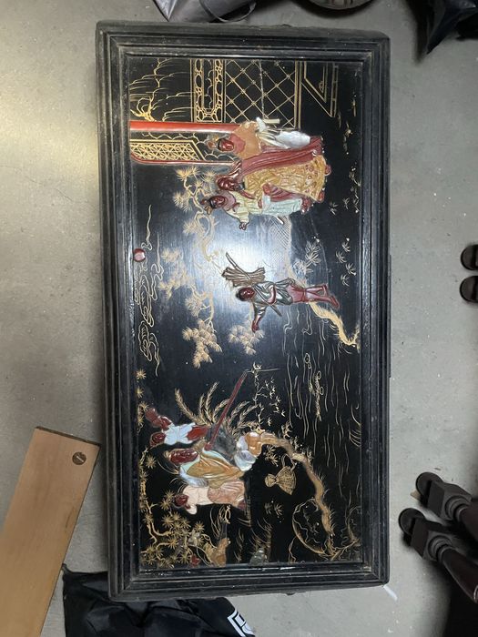 Mesa de centro figuras chinesaso