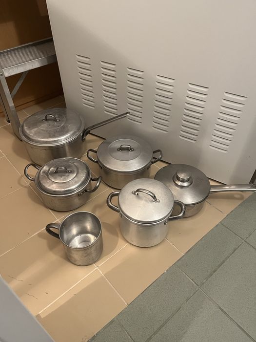 Conjunto de 7 panelas com tampas