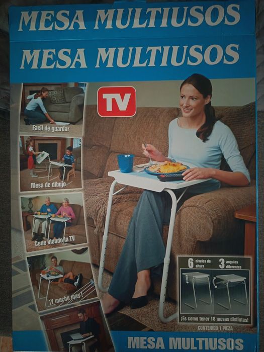 Mesa de apoio a sofá