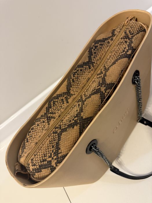 Zestaw Obag torebka standard duża champagne   o bag szampan  nowa