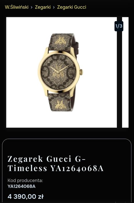Zegarek Gucci NOWY