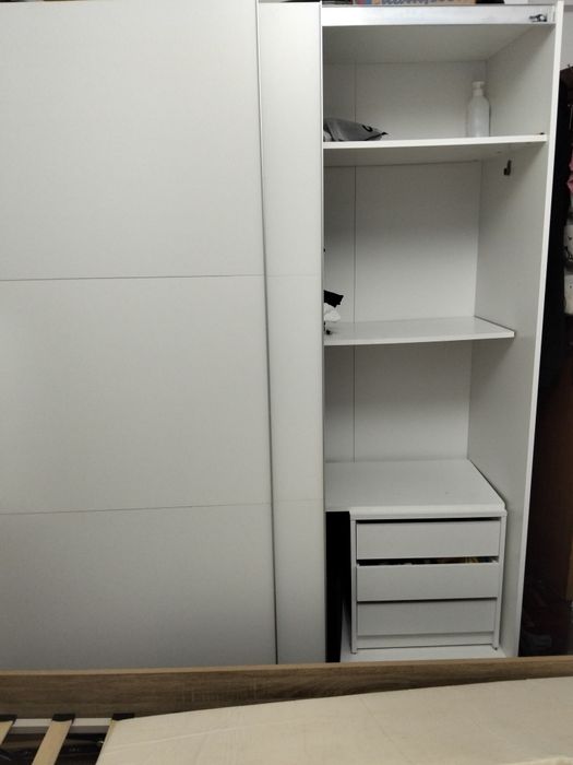 Roupeiro portas de correr 200×180×60 – Como novo