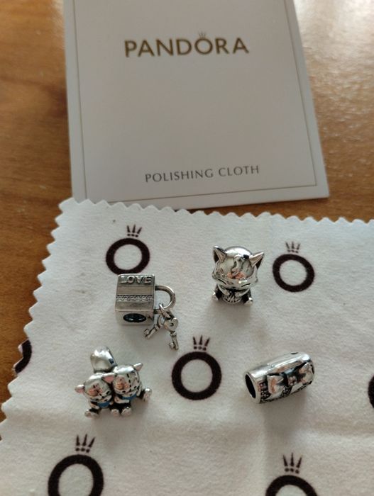 Pandora contas charms prata 925 para pulseira Pandora. Novos