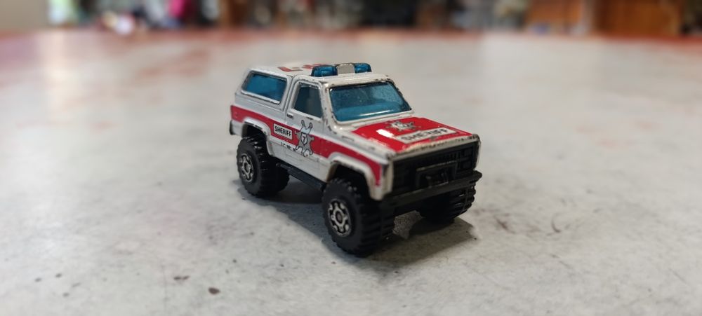 Matchbox 4X4 Chevy Blazer Sheriff Loose.  1983 rok.