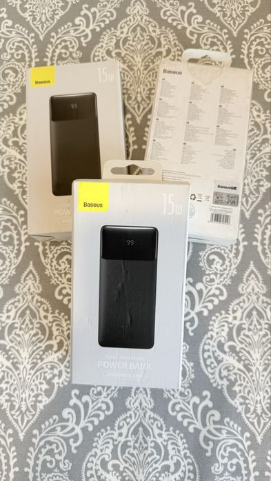 Повербанк Baseus Bipow Digital Display 20000 mAh 15W новий