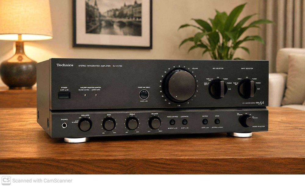 vendo amplificador de som da marca technics su-vx700 em estado impecável