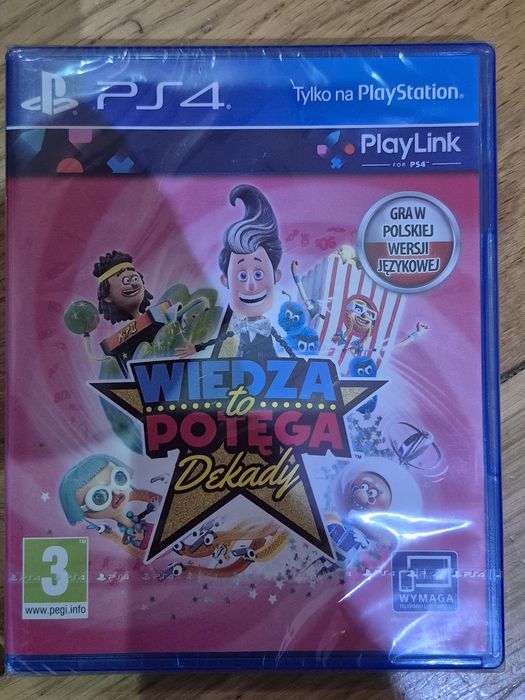 Wiedza to potęga ps4 zafoliowana