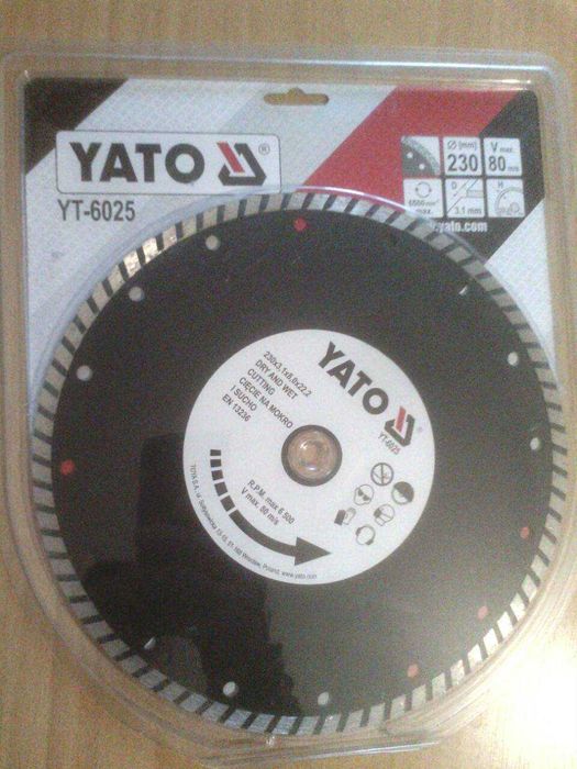 Диск отрезной алмазный YATO yt-6025