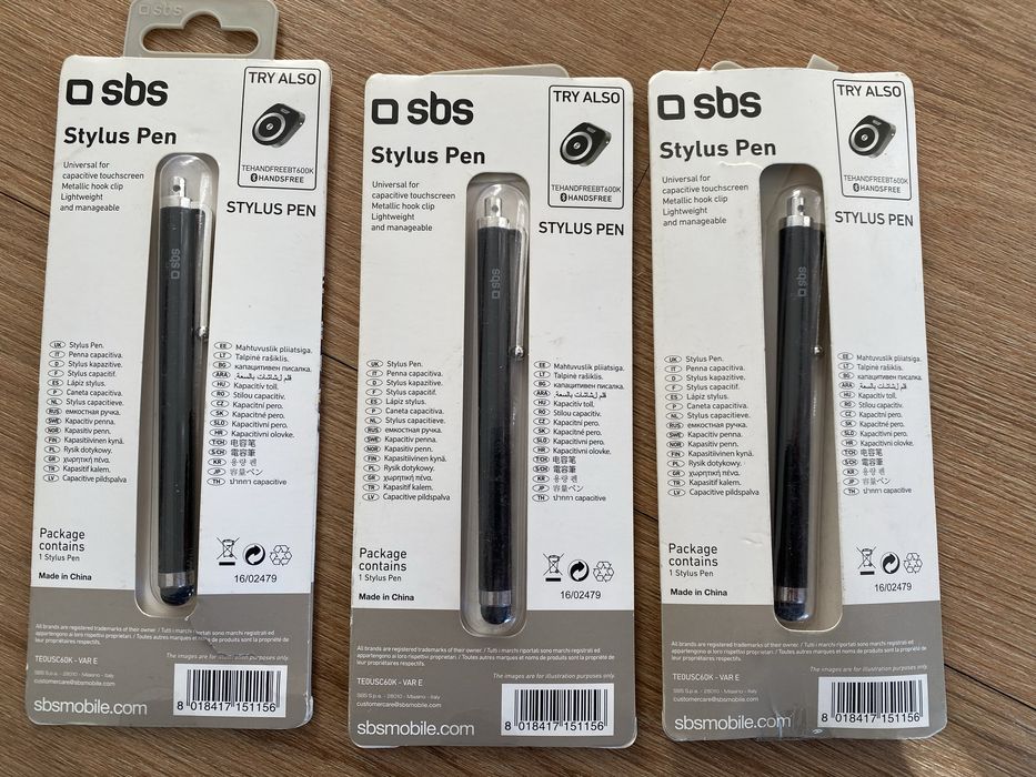 Canetas Sbs para smartphones e Tablet NOVAS