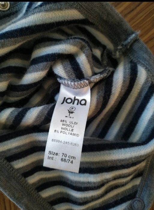 Body niemowlęce wełna Joha