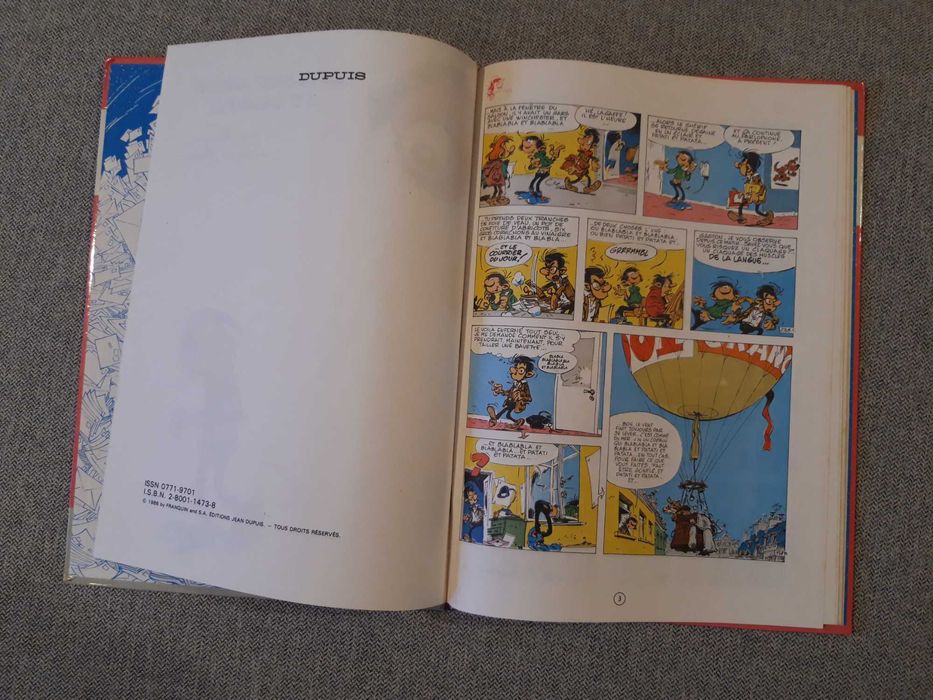 BD Gaston Lagaffe "Le lourd passé de Lagaffe"